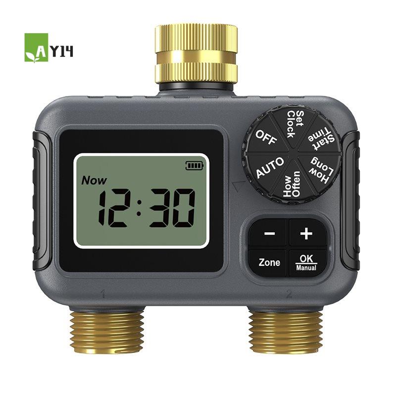 Smart Garden Valve - AY14 -Dual Outlets Automatic Irrigation Timer