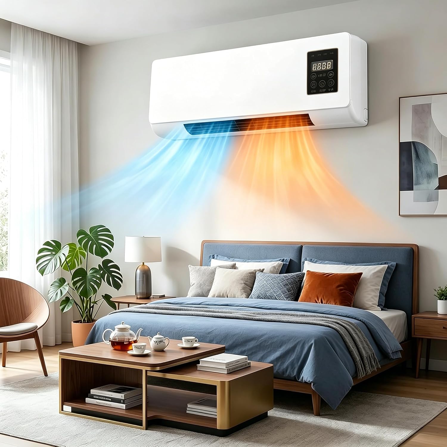 Smart Garden Rooms - Wall Mount Ductless Air Conditioner, 2-in-1