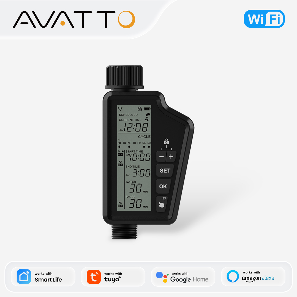 Smart Garden Valve - AVATTO Tuya WIFI Smart Garden Watering