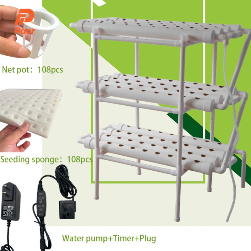 Aquaponics Home Kit - 108 Holes Hydroponic Grow Kit 3