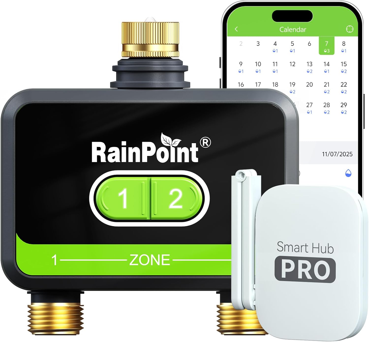 Smart Garden Hose Timer - 2-Zone Smart WiFi Water Timer for