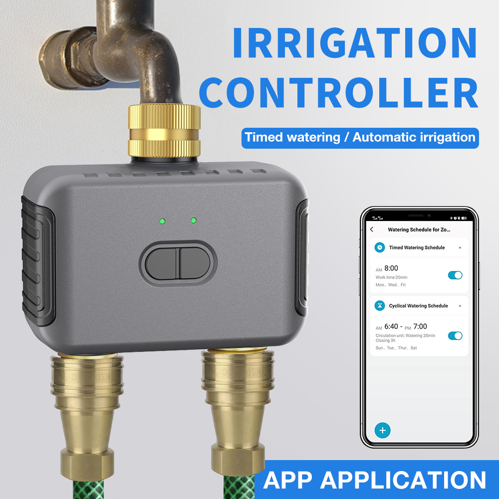 Smart Garden Indoor - Tuya 2 Zone Watering Timer Garden