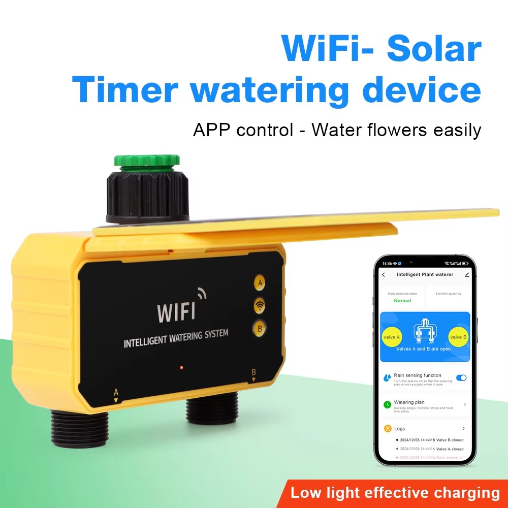 1/2 Outlets WIFI Solar Irrigat - Smart Garden Valve review and price
