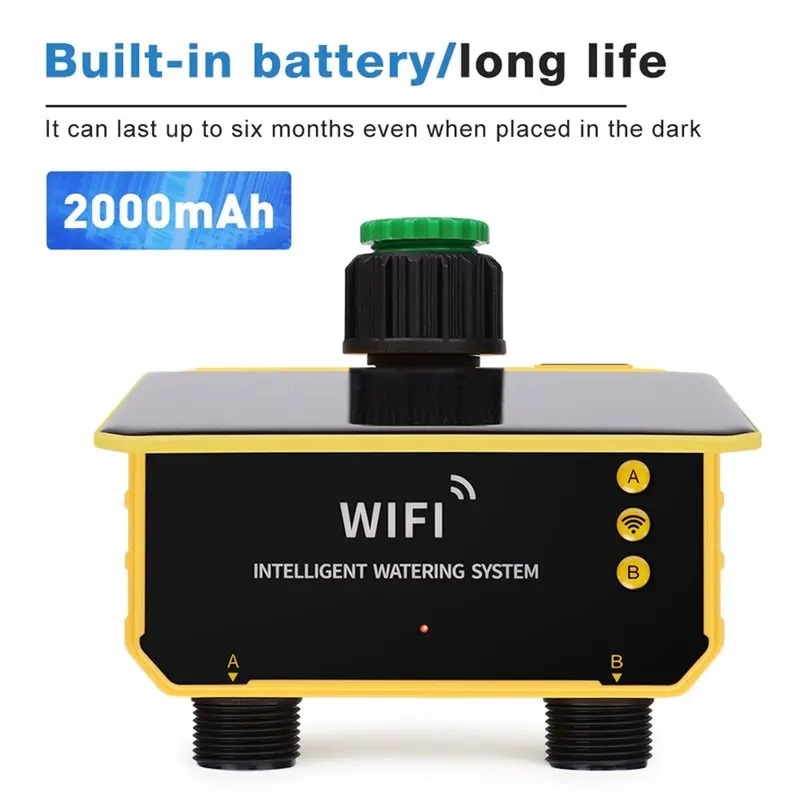 1/2 Outlets WIFI Solar Irrigat - Smart Garden Valve review and price