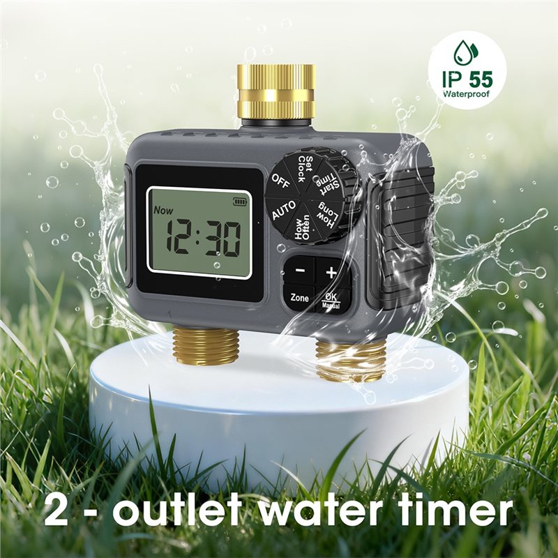 AY14 -Dual Outlets Automatic I - Smart Garden Valve review and price