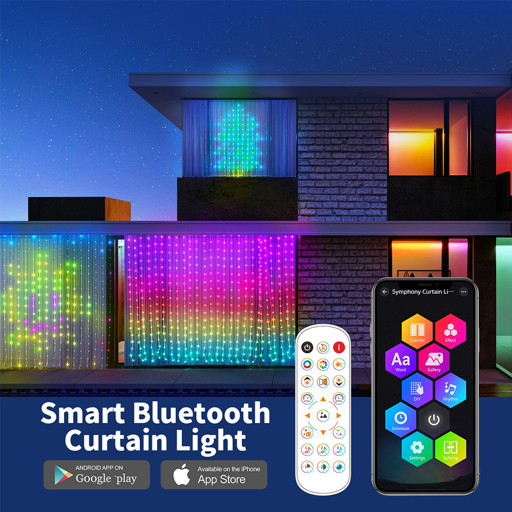 Smart Curtain Lights LED RGB S - Smart Garden Rooms review and price