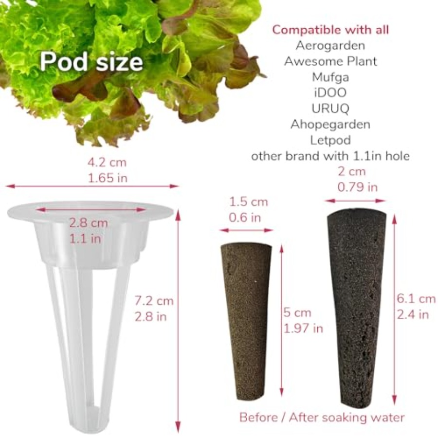 20-pod Seed Kit Lettuce Salad  - Aerogarden Seed Pod review and price