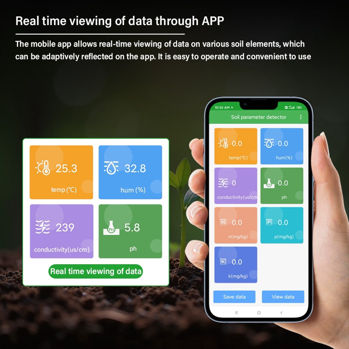 A08I Soil PH Meter Moisture Te - Smart Garden Nutrients review and price