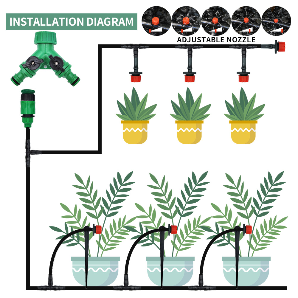 Greenhouse 15M-30M DIY Drip Ir - Smart Garden Hose Timer review and price