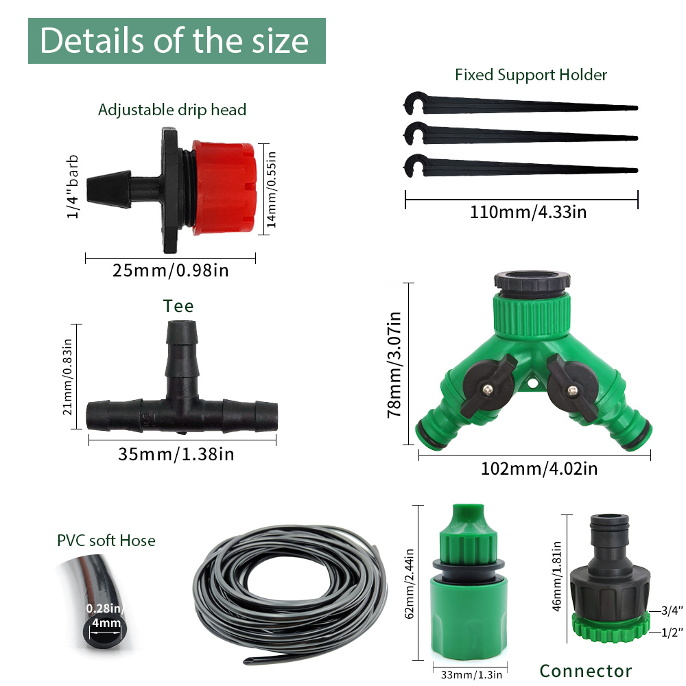 Greenhouse 15M-30M DIY Drip Ir - Smart Garden Hose Timer review and price