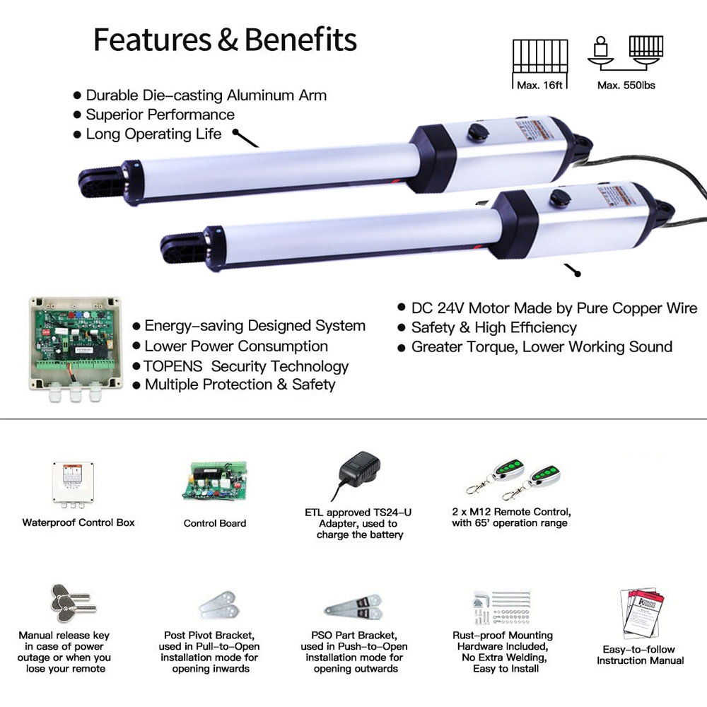 MK702 200KG Auto Swing Gate Op - Smart Garden Apple review and price