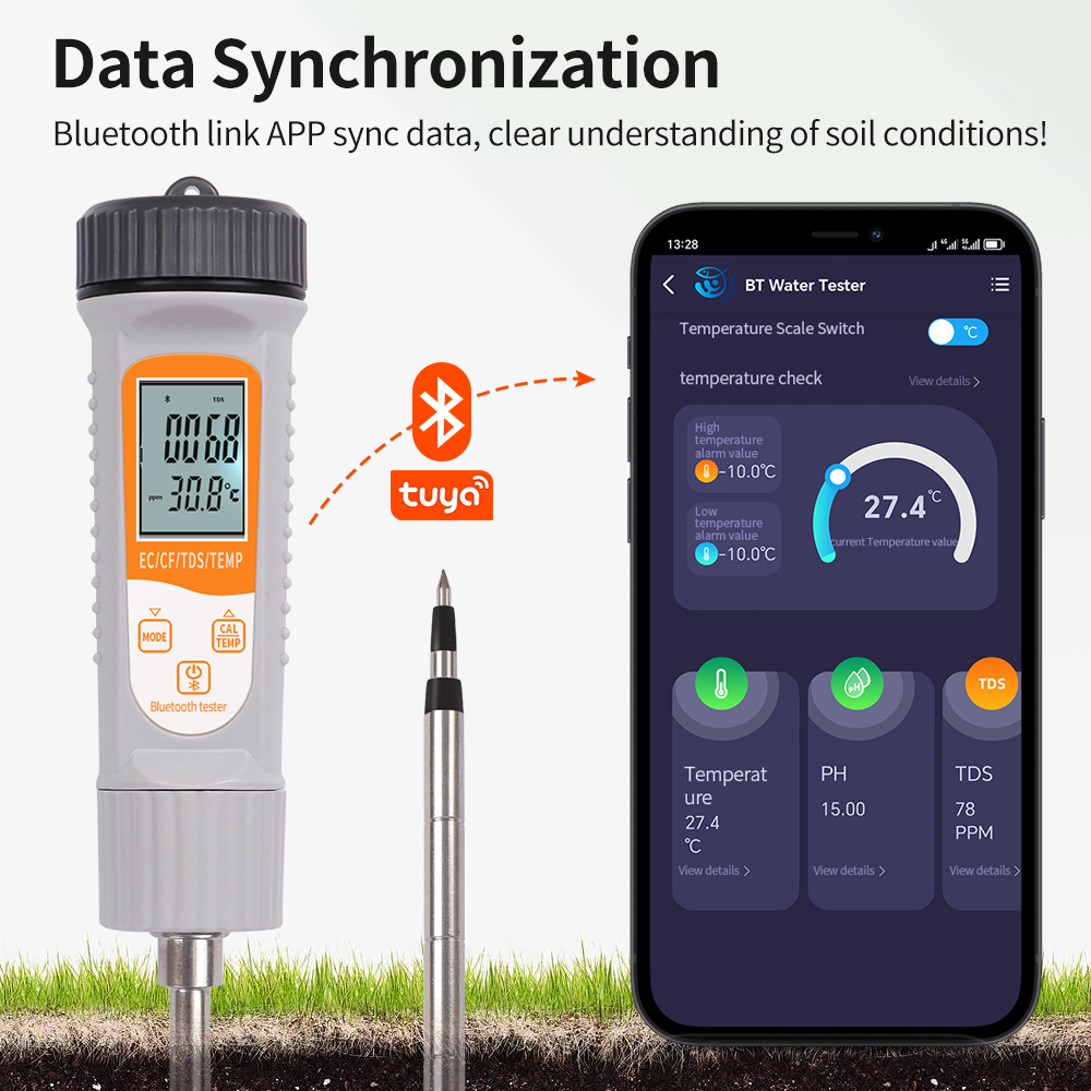 Bluetooth Soil Meter Multifunc - Smart Garden Nutrients review and price