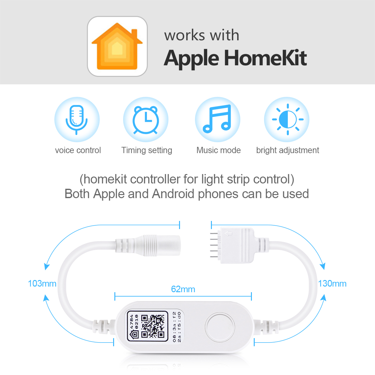 DC 12V WIFI RGBW RGBWW LED Str - Smart Garden Apple review and price