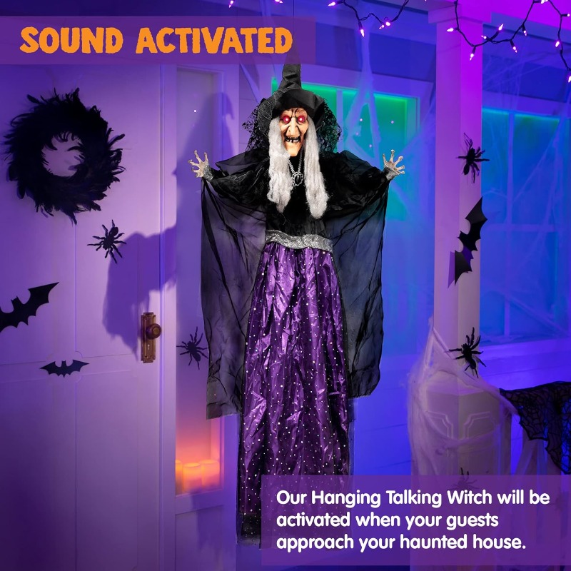 47'' Animated Witch Halloween  - Smart Garden Indoor review and price