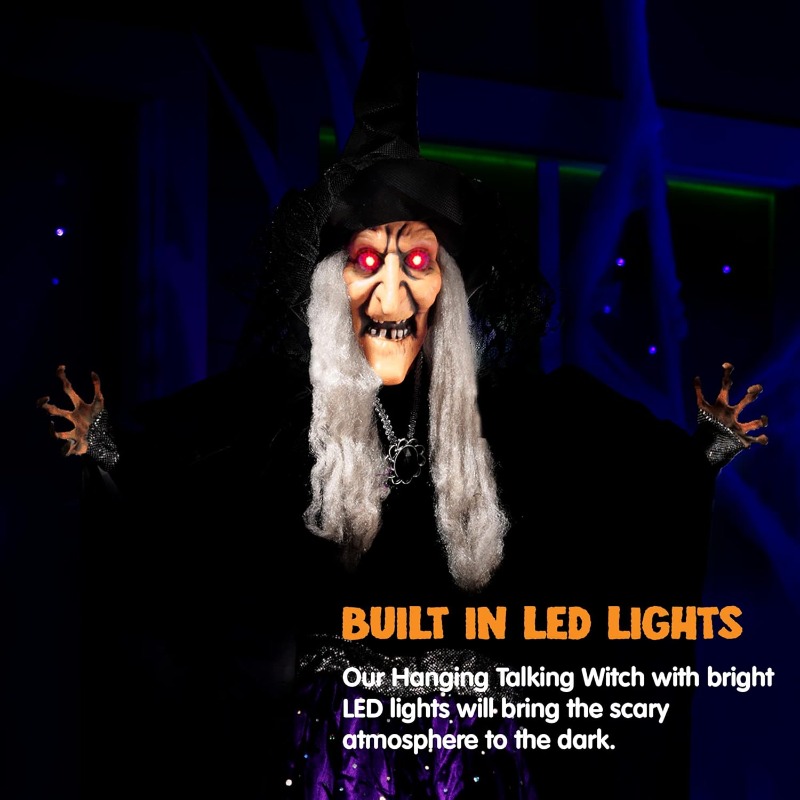 47'' Animated Witch Halloween  - Smart Garden Indoor review and price