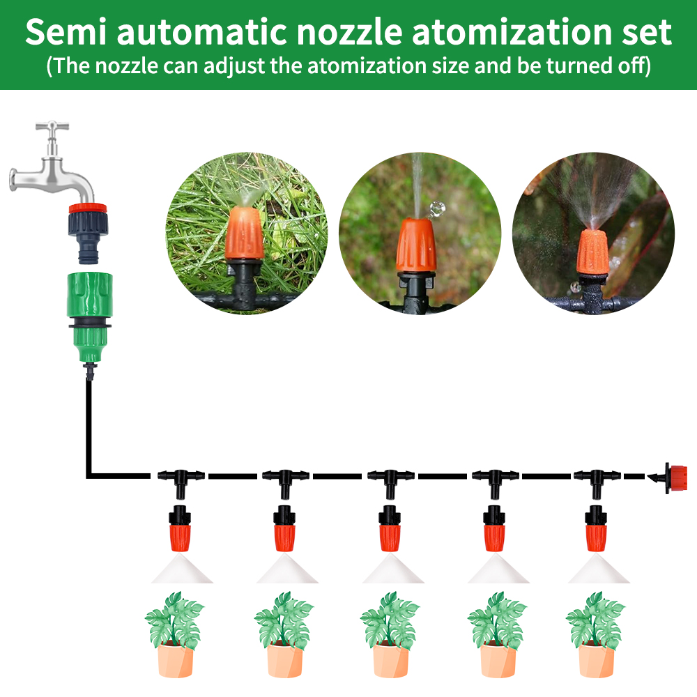 Fog Nozzles Irrigation Kit 5M- - Smart Garden Hose Timer review and price