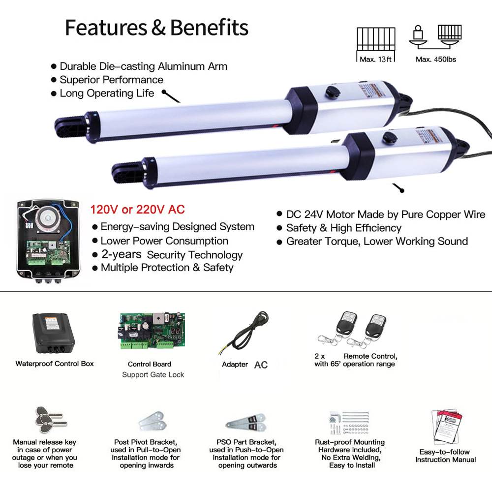 MK702 Automatic Swing Gate Ope - Smart Garden Apple review and price