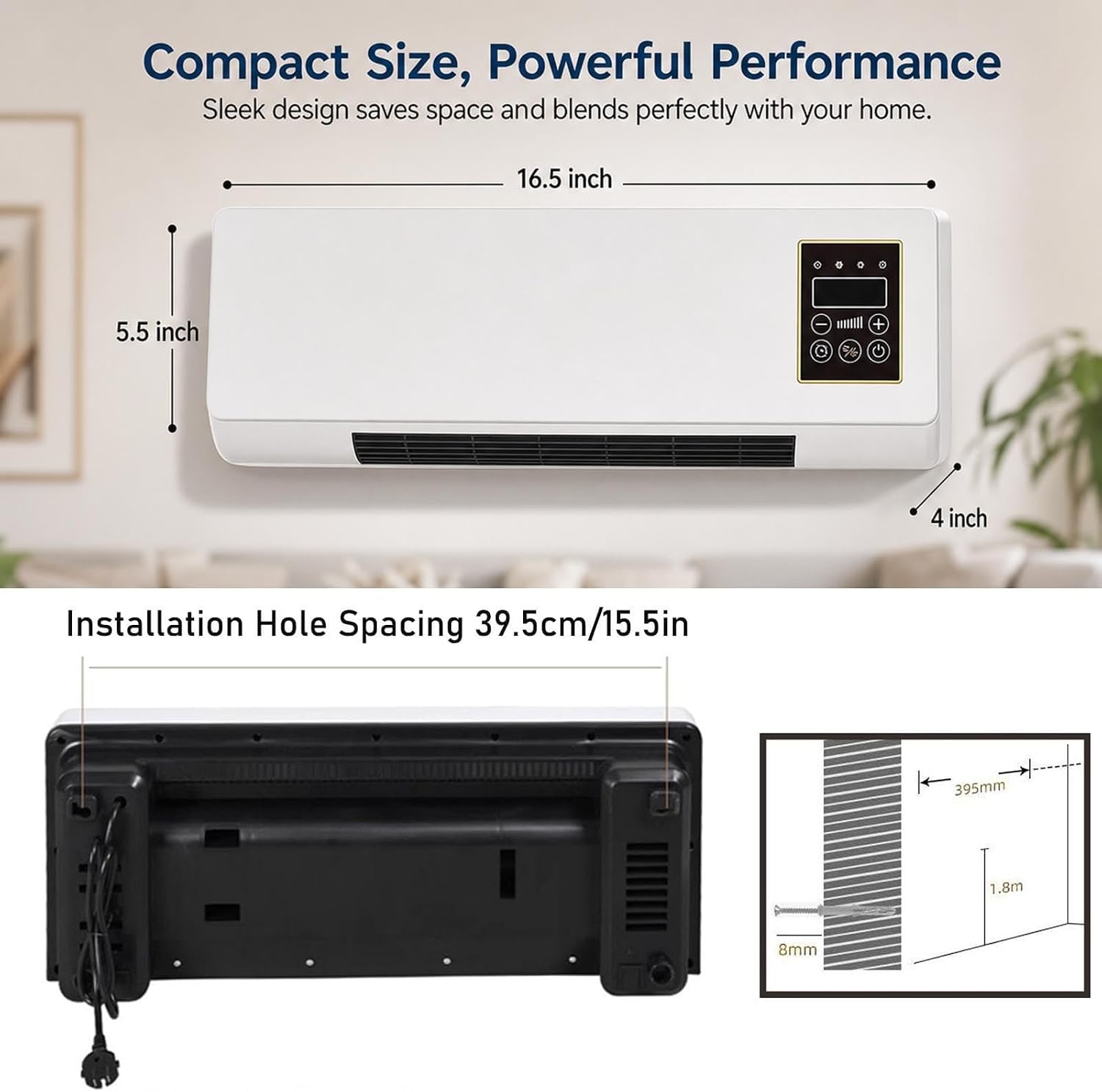 Wall Mounted Air Conditioner 2 - Smart Garden Rooms review and price