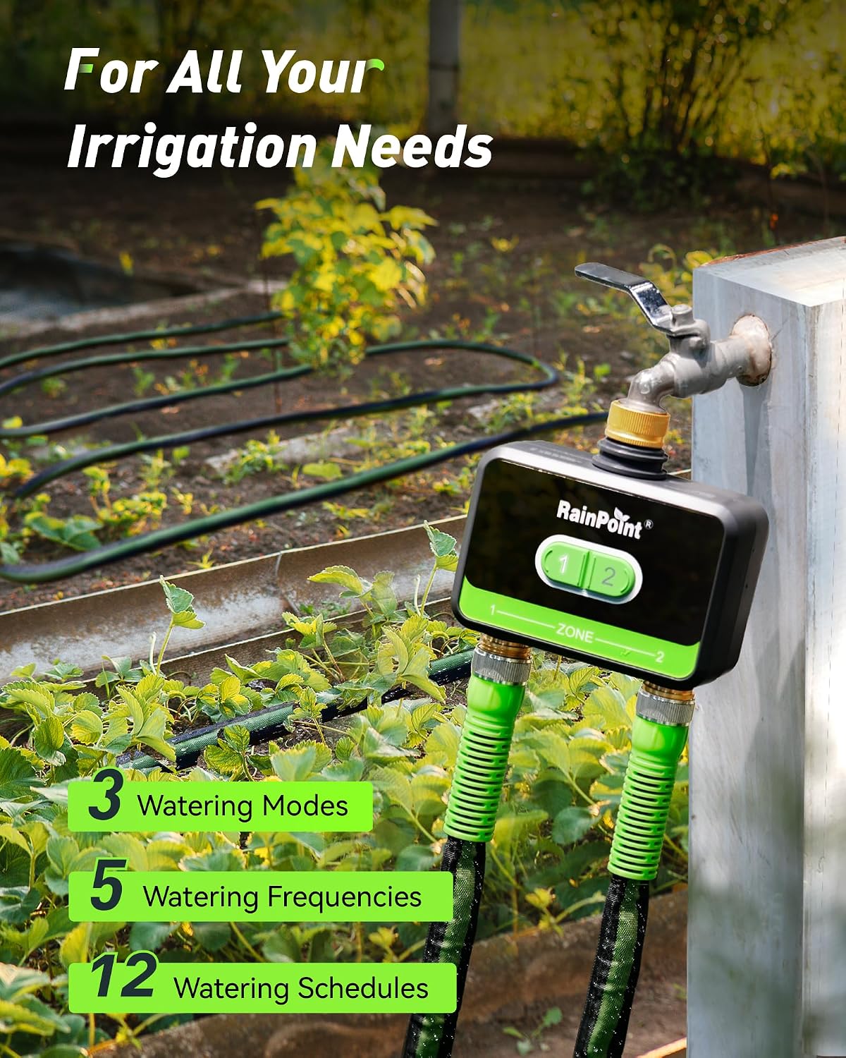 2-Zone Smart WiFi Water Timer  - Smart Garden Hose Timer review and price