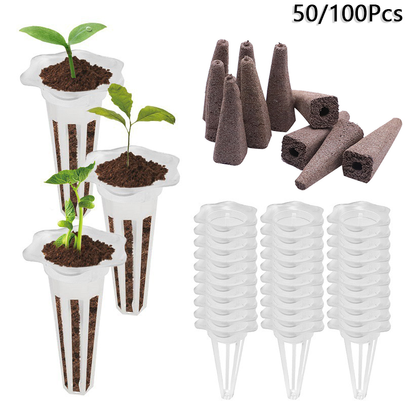 50/100pcs Plant Grow Basket Fo - Aerogarden Seed Pod review and price