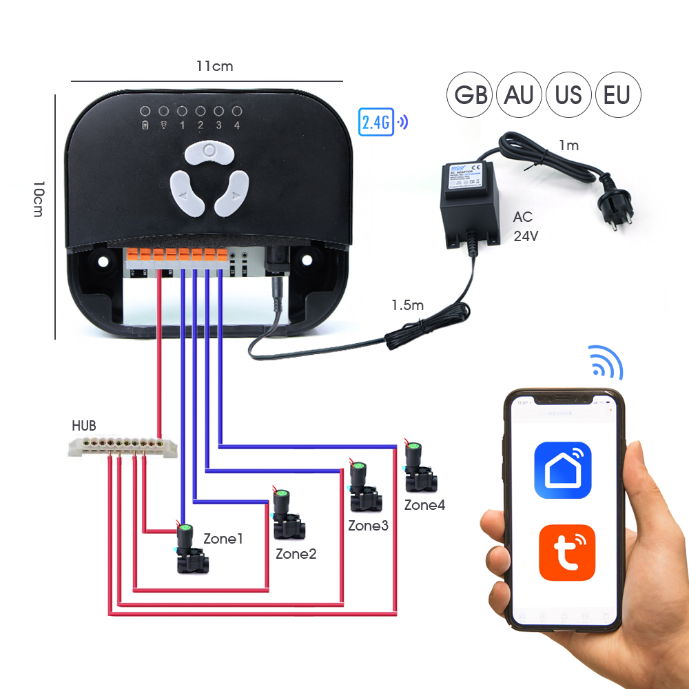 Garden Hose Solenoid Valve Con - Smart Garden Hose Timer review and price
